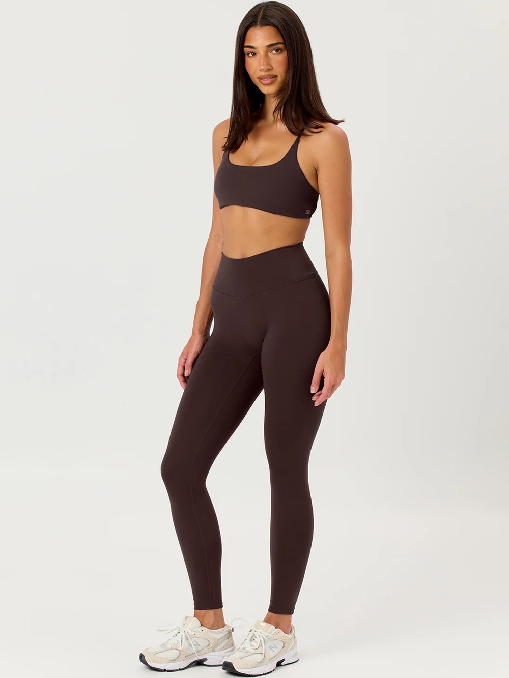 NWT CSB CROP SHOP BOUTIQUE Serenity Legging - Espresso - Size medium
